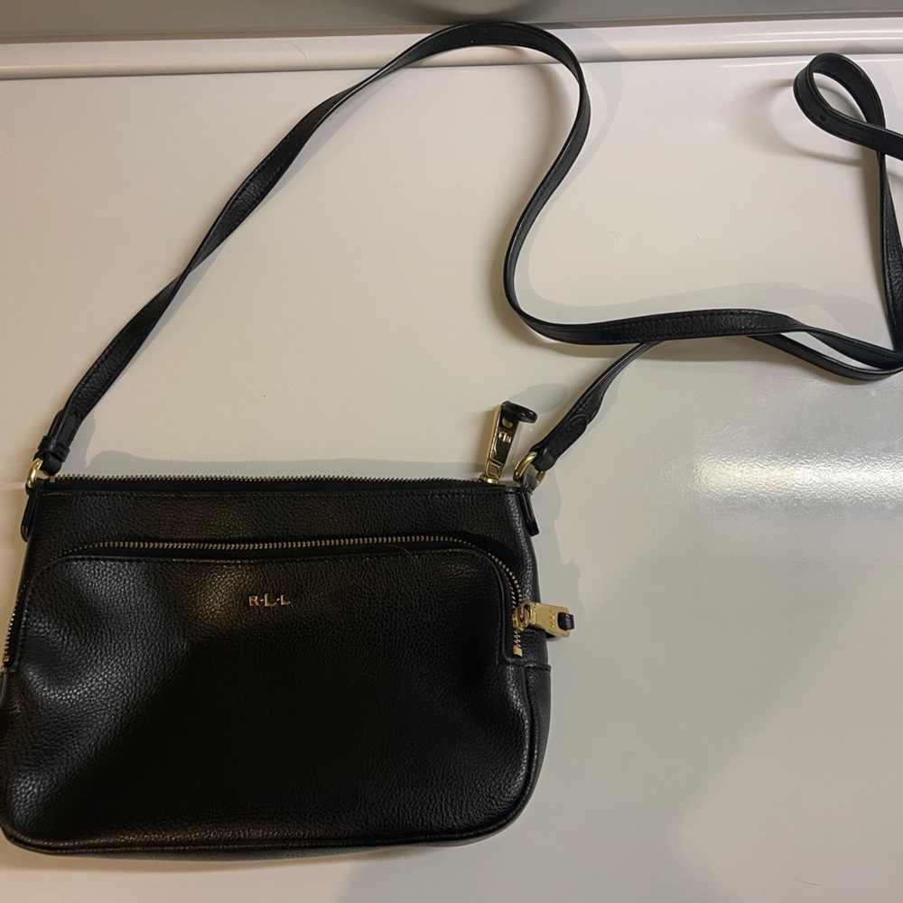 Vintage Black RALP LAUREN Cross Body Bag - Picture 2 of 13